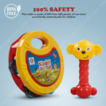 Baybee Pack of 2 Baby Toys Rattles Set with Smooth Edges for Babies. BAYBEE