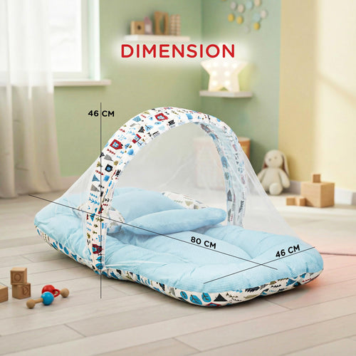 Baybee Baby Bedding Set for New Born Baby, Bed Mattress with Mosquito Net Baybee India