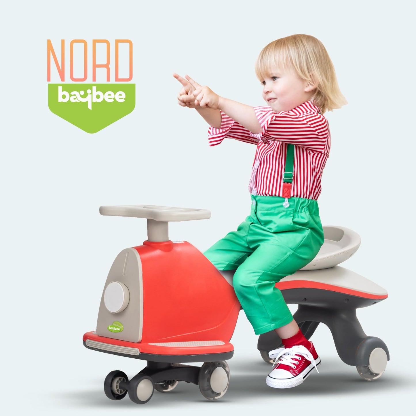 Baybee Nord Kids Magic Swing Cars for Kids, Twister Ride on Toy Kids Car