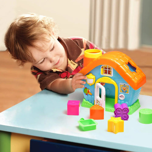 Baybee Infunbebe Shape Sorting House Toy - Baby Playhouse for Kids BAYBEE