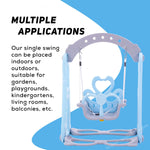 BAYBEE Comes and Goes Plastic Single Seater Folding Jhula Swing Chair Ideal Plain Adjustable Hanging Hammock Suitable for Indoor  and Outdoor BAYBEE