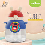 Baybee Bubbly Baby Sipper Water Bottle with Soft Silicone Straw and Adjustable Strap BAYBEE