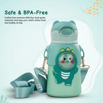 Baybee Baby Sipper Cup with Soft Silicone Straw Spill-Proof & Safe Sippy Bottle for Kids (500ml) BAYBEE