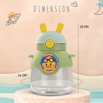 Baybee Bubbly Baby Sipper Water Bottle with Soft Silicone Straw and Adjustable Strap BAYBEE