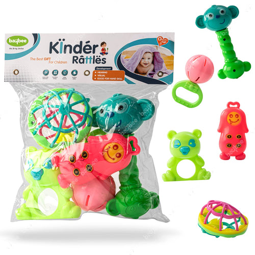 Baybee 5 Pcs Baby Toys Rattles Set for Babies BAYBEE