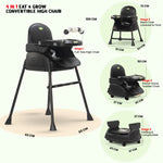 Baybee 4 in 1 Nora Convertible High Chair for kids BAYBEE
