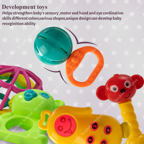 Baybee 5 Pcs Baby Toys Rattles Set for Babies BAYBEE