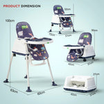 Baybee 4 in 1 Convertible High Chair for Kids Foldable Baby Feeding Chair Baybee India