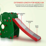 Baybee Foldable 3 in 1 Elephant Baby Garden Slider for Kids, Plastic Slides for Kids with Basketball Hook & Ball BAYBEE