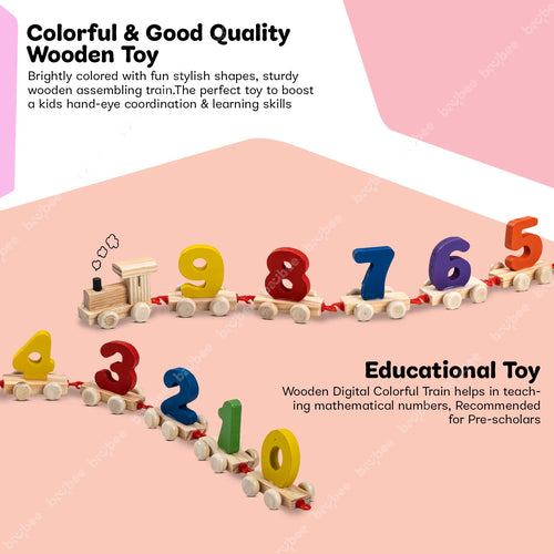 Baybee Push & Pull Digital Small Train Set Kids Toys BAYBEE