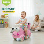 Baybee Kermit Ride on Cars for Kids Indoor Baby Push Ride-ons with Glowing Lights BAYBEE