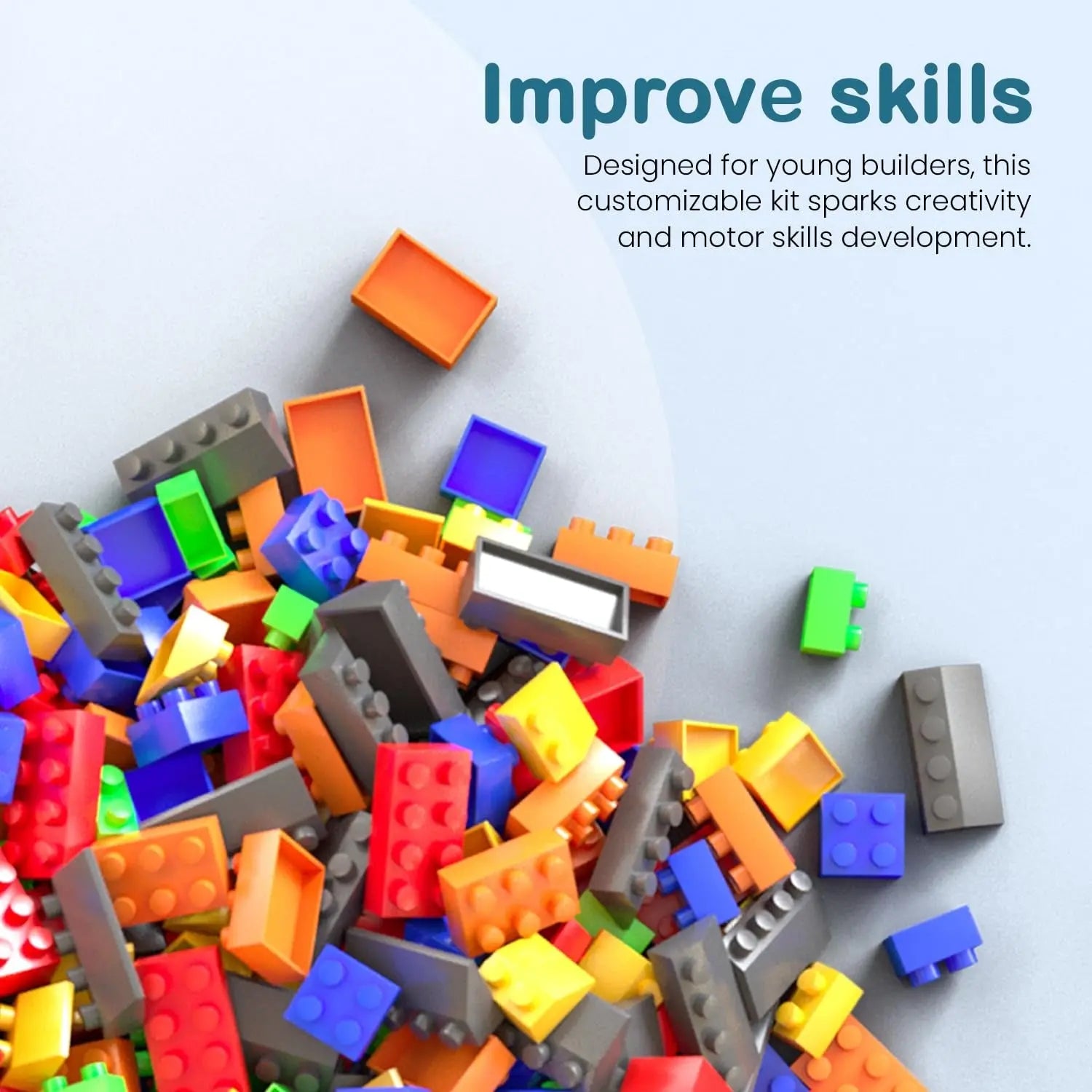BAYBEE 142 Pcs Bricks Building Blocks for Kids, Educational Activity Toys for Kids BAYBEE