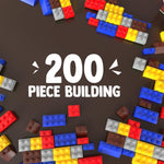 BAYBEE 200-Piece Building Blocks Set for Kids, Plane Puzzle Block Kids Games