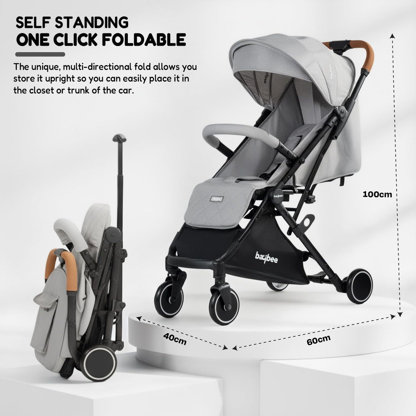 Best Rated Ergonomic Baby Stroller for Toddlers Adjustable Infant