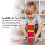 Baybee Nesting Cubes with Alphabets Stacking Block Cubes Puzzles Toys for Baby