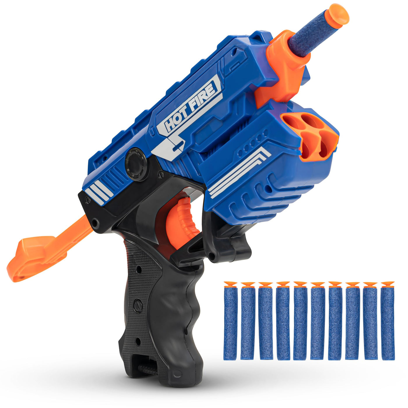 Baybee Funbee Musical Gun Toys for Kids, Toy Gun with Moving Gears, Music Led Light (Foam Gun)