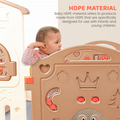 Baybee Kids Playards Playpen for Babies, Smart Portable Baby Activity with Safety Door Lock & Side Guard-  Upto 5 Years boys Girls (12 Panels) BAYBEE