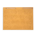 BAYBEE Kids Educational Wooden Malayalam Vowels Learning Handwriting & Reading Practice Tracing Puzzle Board with Pencil BAYBEE