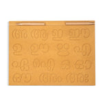 BAYBEE Kids Educational Wooden Malayalam Vowels Learning Handwriting & Reading Practice Tracing Puzzle Board with Pencil BAYBEE