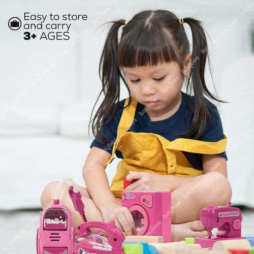 Baybee Family Suits Household Play Set Toys for Kids Girls with Realistic Sound Baybee India