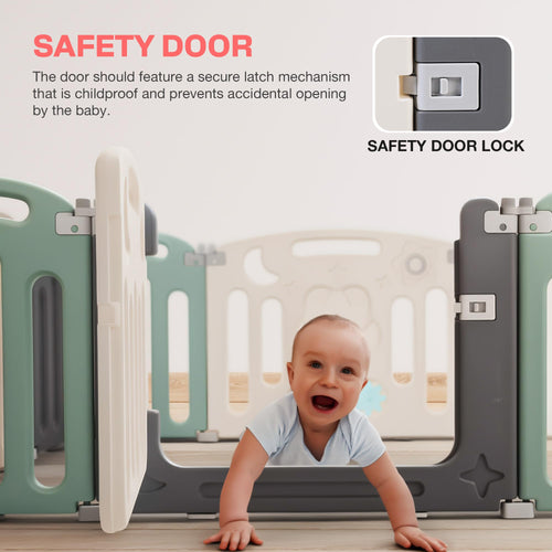 Baybee Totscape Kids Playpen for Babies Baby Play Area Indoor Setup BAYBEE