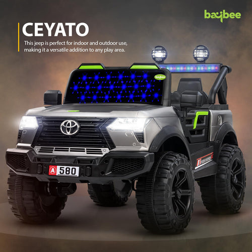Baybee Ceyato Battery Operated Jeep for Kids with Light & Music Kids to Drive 3 to 8 Years Boy Girl Baybee India