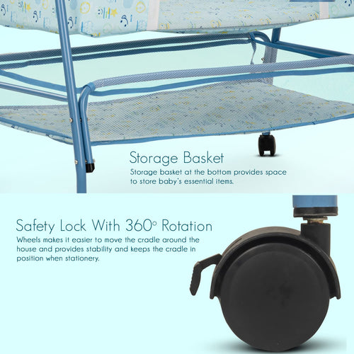 BAYBEE Arise Baby Swing Cradle for Baby with Mosquito Net, Palna Jhula for Baby BAYBEE