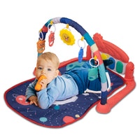 Universe Theme Kick & Play Piano Playgym for Babies with Hanging Rattles - Piano I