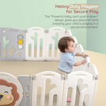 Baybee Lion Kids Playpen for Babies Foldable Baby Play Area Indoor Setup (20 Panels) BAYBEE