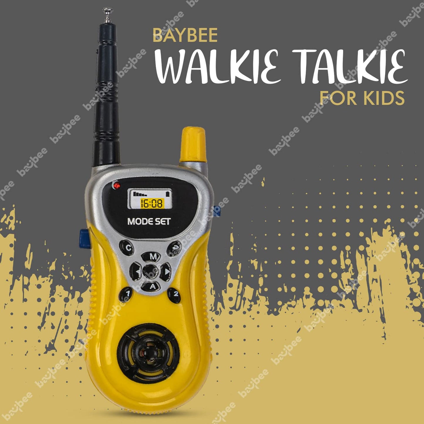 Baybee Long Range Two Way Radio Walkie Talkie Toy with Mic, Speaker & Antenna for Kids
