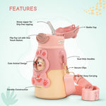 Baybee Baby Sipper Cup with Soft Silicone Straw Spill-Proof & Safe Sippy Bottle for Kids (500ml) BAYBEE