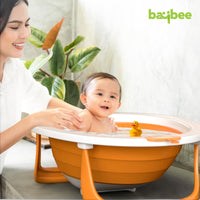 Ivola Foldable Baby Bath Tub for Kids, Mini Swimming Pool for Kids Bathtub for Baby