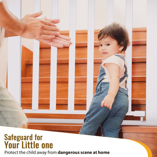 Baybee 75-85cm Auto Close Baby Safety Gate BAYBEE