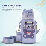 Baybee Baby Sipper Cup with Soft Silicone Straw Spill-Proof & Safe Sippy Bottle for Kids (500ml) BAYBEE