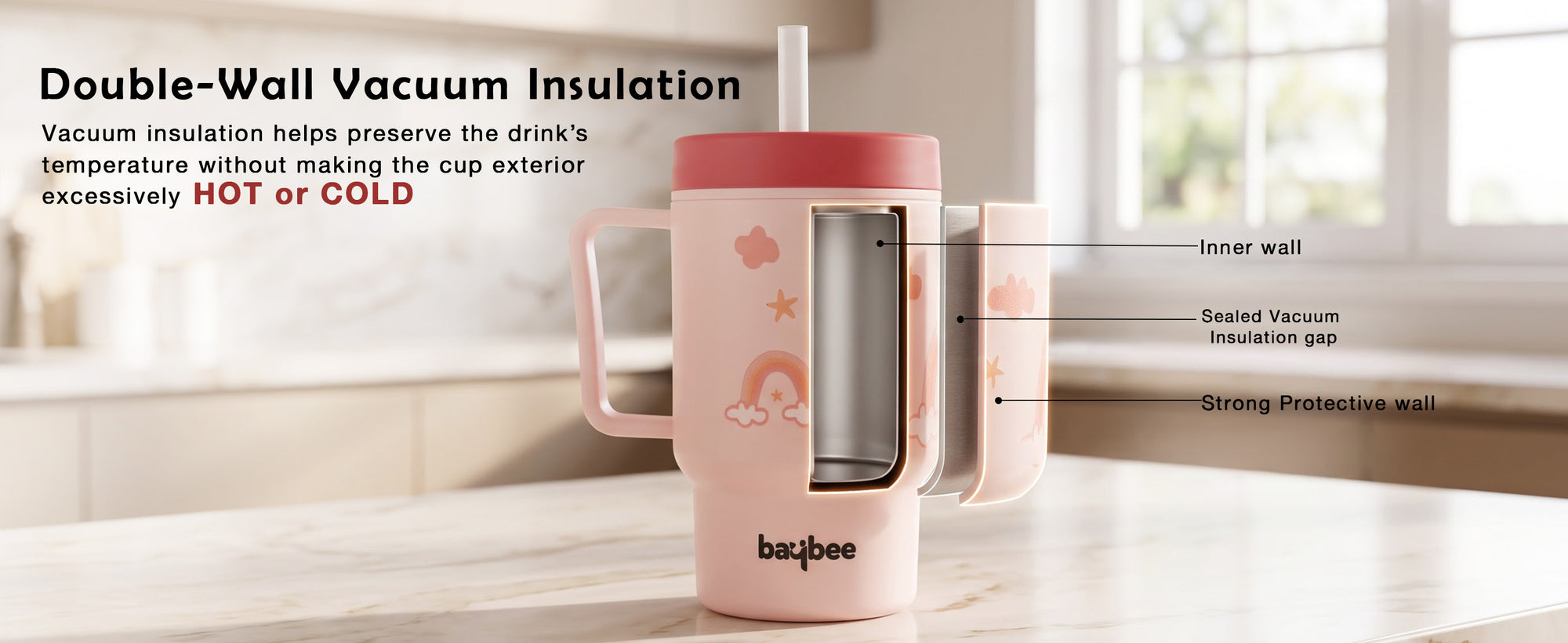 Baybee Baby BPA-Free Silicone Sipper Cup for Kids — slide 3