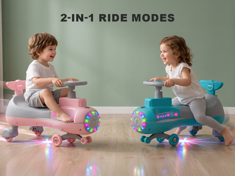 Baybee Zygo Swing Car for Kids Twister Push Ride on — slide 1