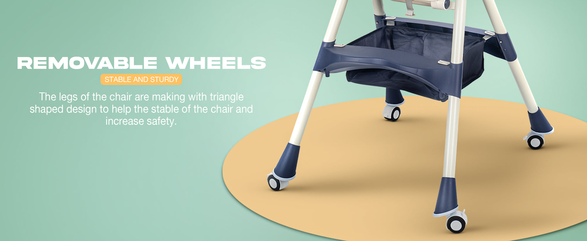 Baybee 4 in 1 Convertible High Chair for Kids — slide 1