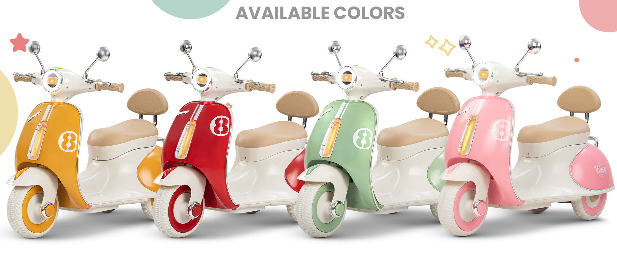 Baybee Vintage Battery Operated Bike for Kids — slide 2