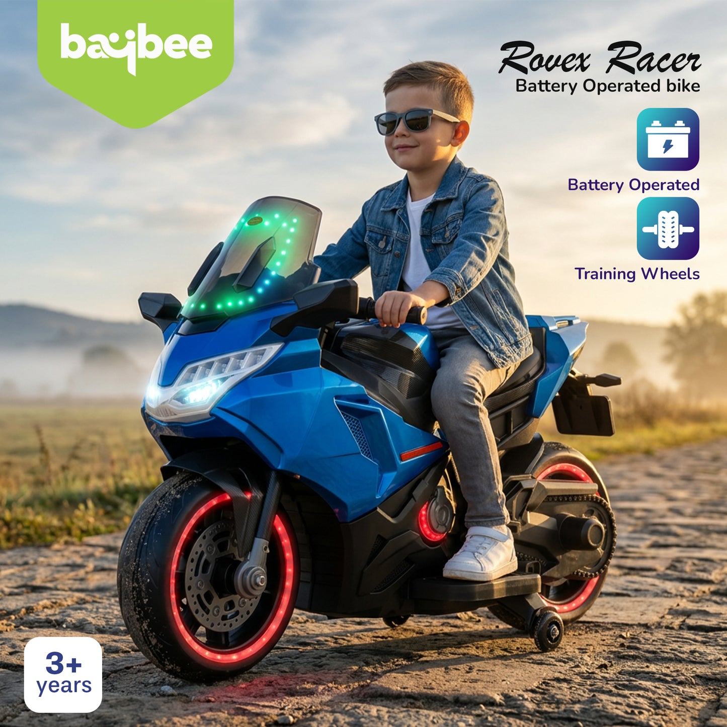 Baybee BoltX Electric Bike for Kids
