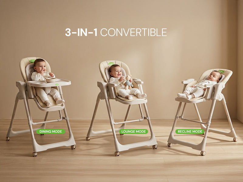 Baybee 3-in-1 Convertible High Chair for Baby — slide 1