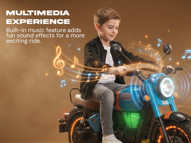 Baybee Classy Baby Battery Operated Bike for Kids with Hand Accelerator — slide 1