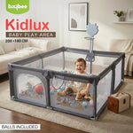 Baybee Kids Playpen for Babies with Basket Ball Hoop ( 200x180CM) Baybee
