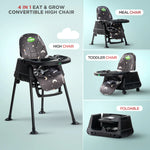 Baybee 4 in 1 Convertible High Chair for Kids Foldable Baby Feeding Chair Baybee India