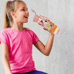 Baybee Galaxy Baby Sipper Water Bottle with Soft Silicone Straw and Strap (800ml) BAYBEE