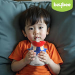 Baybee Bubbly Baby Sipper Water Bottle with Soft Silicone Straw and Adjustable Strap (670ml) BAYBEE