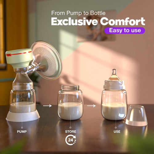 Baybee Mivac Electric Breast Pump for Feeding Mothers, Automatic Breast Pump Electrical with LED Display BAYBEE