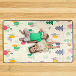 Baybee Cartoon Theme Baby Double Sided Play Mat Foldable Crawling Mat Size W-180cm X H-150 cm -  Assorted Themes BAYBEE