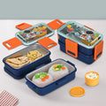 Baybee Premium Stainless Steel Lunch Box for Kids & Adults (500ml+500ml) & 80ml Sauce Container BAYBEE