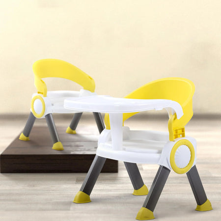Baybee Plastic Booster Chair for Kids, Ergonomic Feeding Chair with Cushion Seat BAYBEE