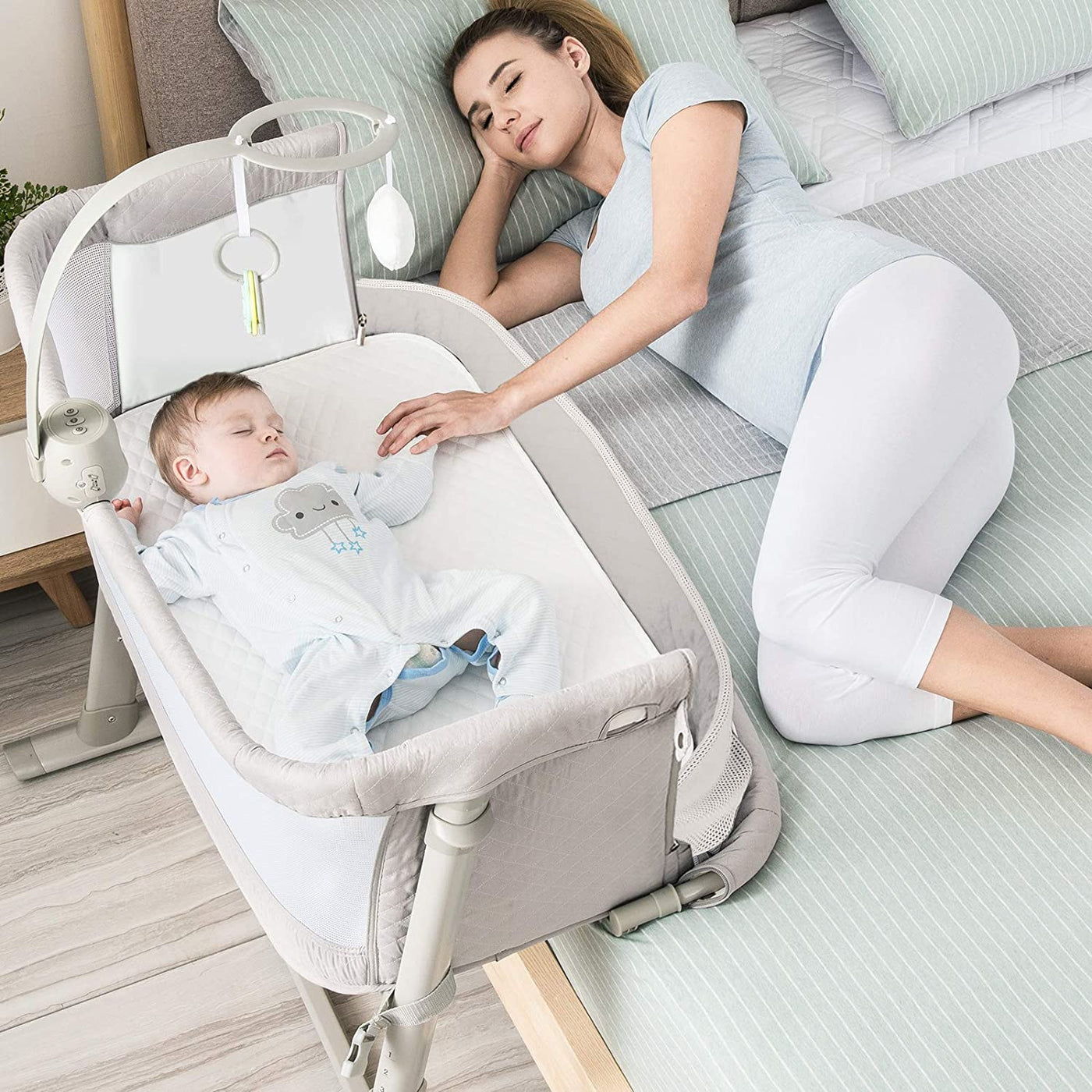 Portable Baby Cot Cradle with Mosquito Net Order Now for Safety